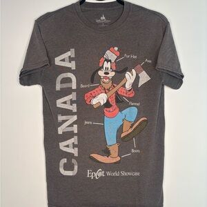 Disney Dark Gray Goofy Canada T-Shirt